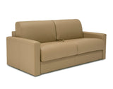 Revers Italian Modern Desert Leather 55" Sofa bed