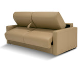 Revers Italian Modern Desert Leather 55" Sofa bed