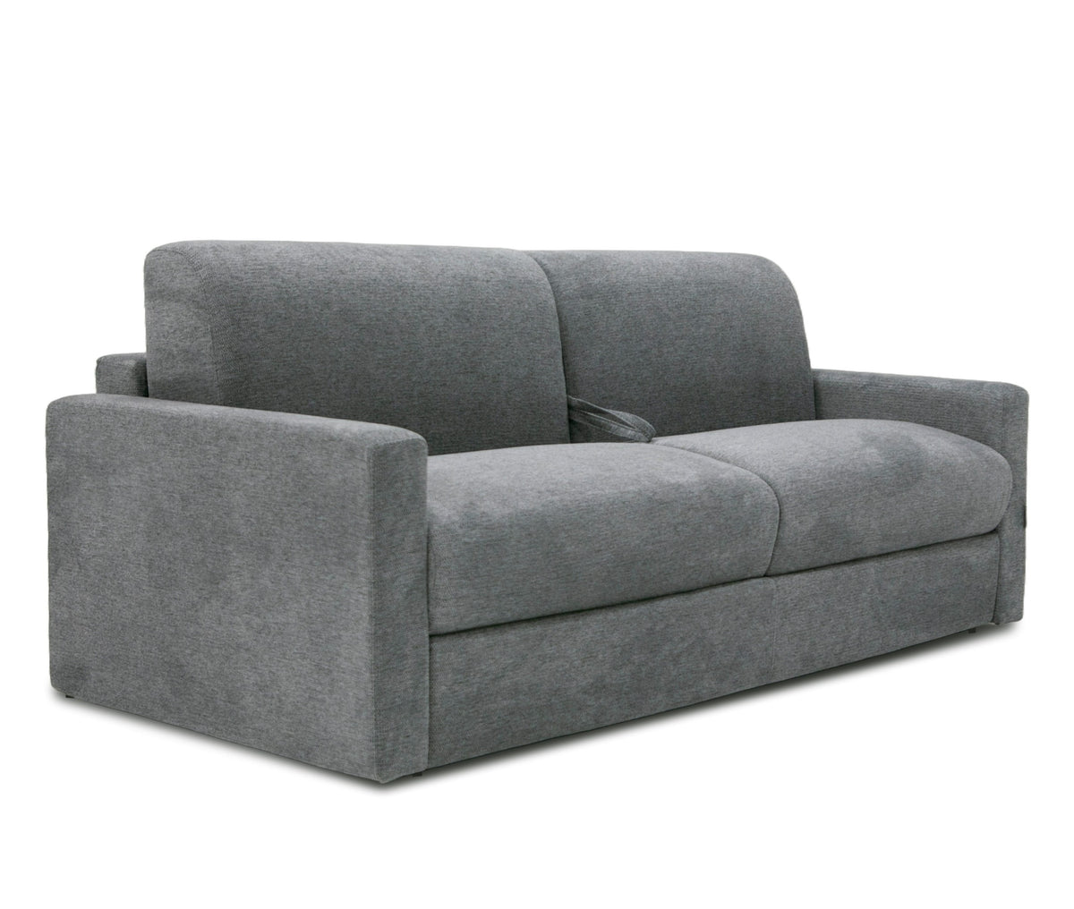 Revers Italian Modern Grey Fabric 63" Sofa Bed
