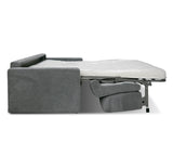 Revers Italian Modern Grey Fabric 55" Sofa Bed
