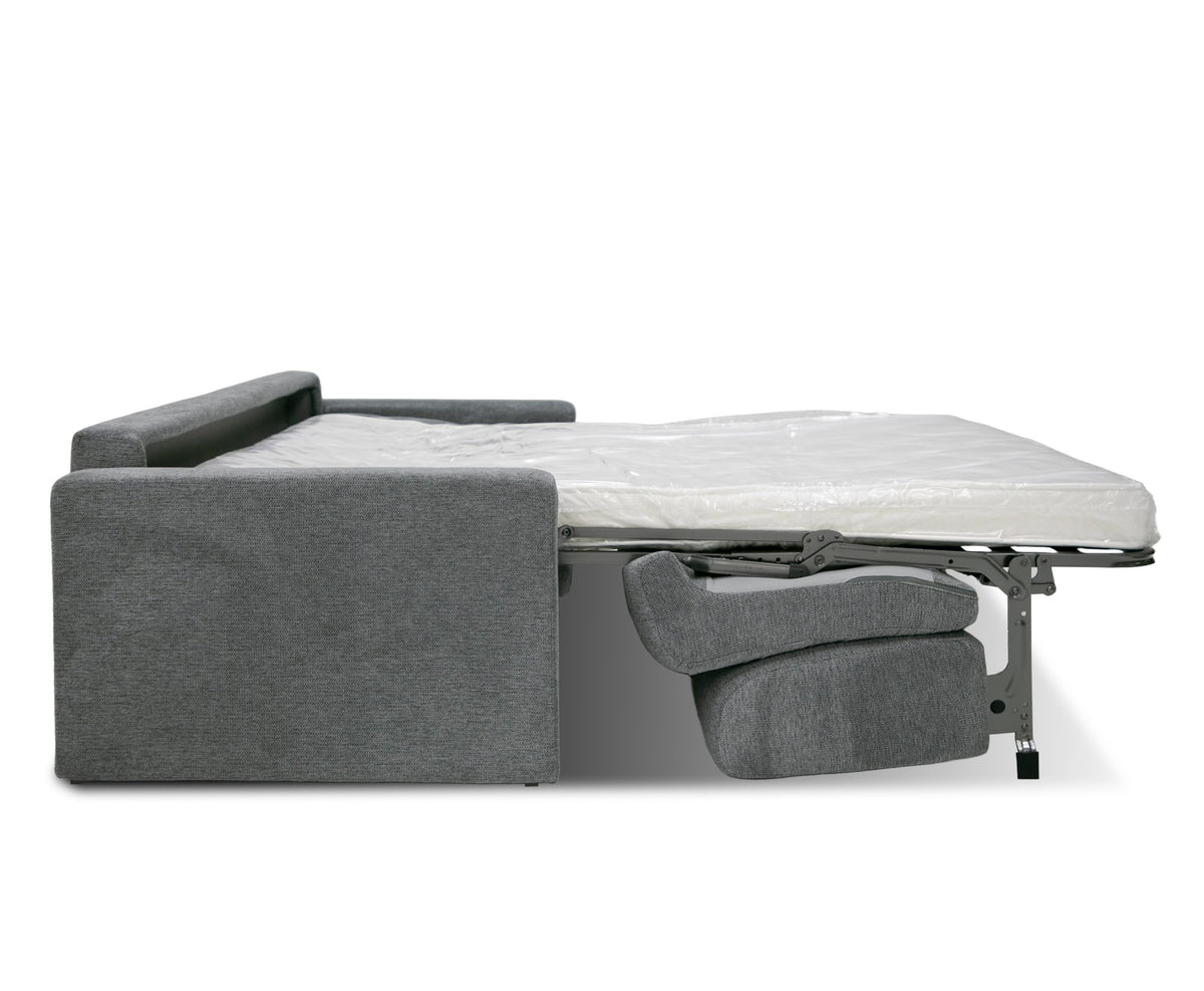 Revers Italian Modern Grey Fabric 55" Sofa Bed