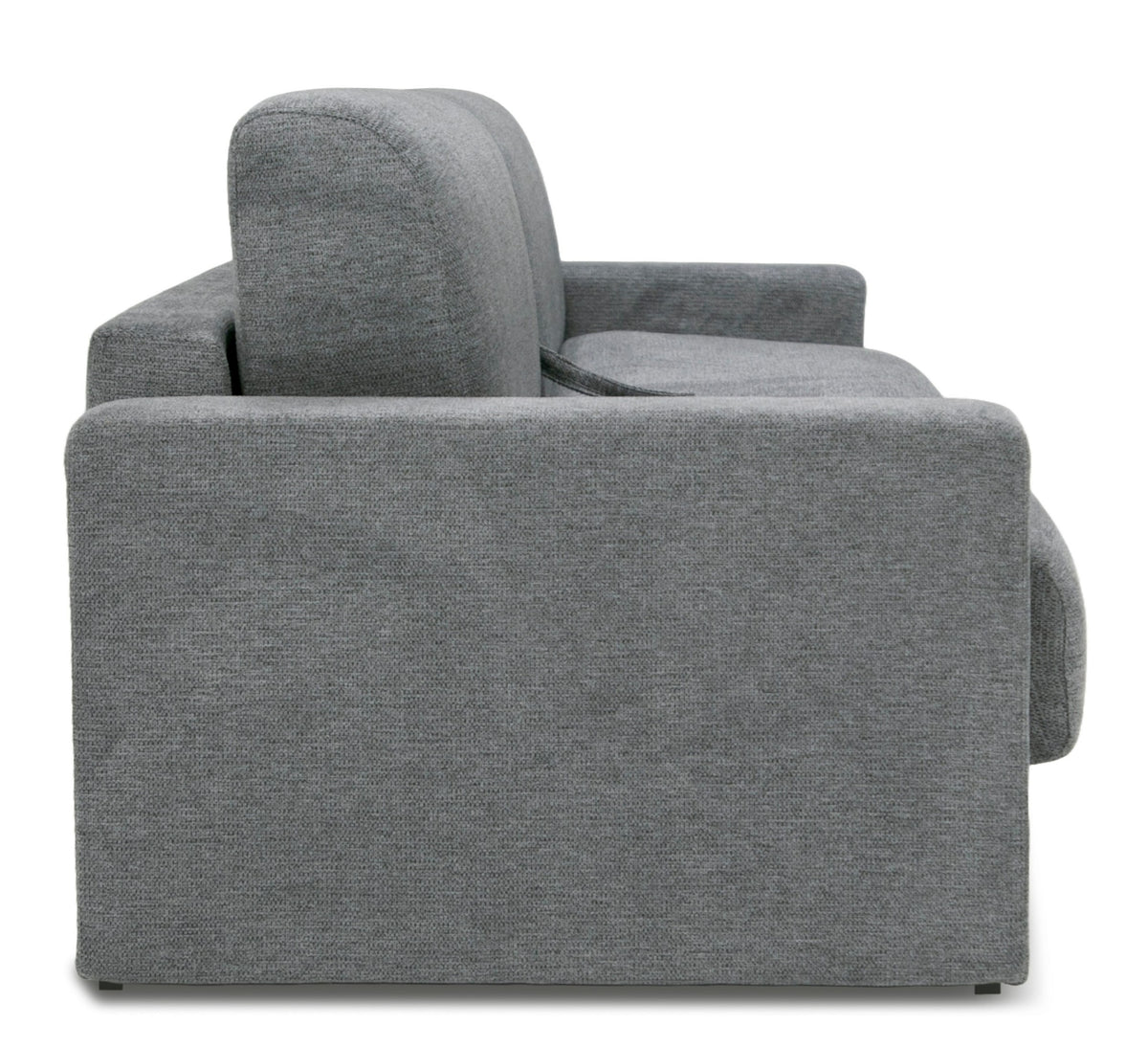 Revers Italian Modern Grey Fabric 63" Sofa Bed