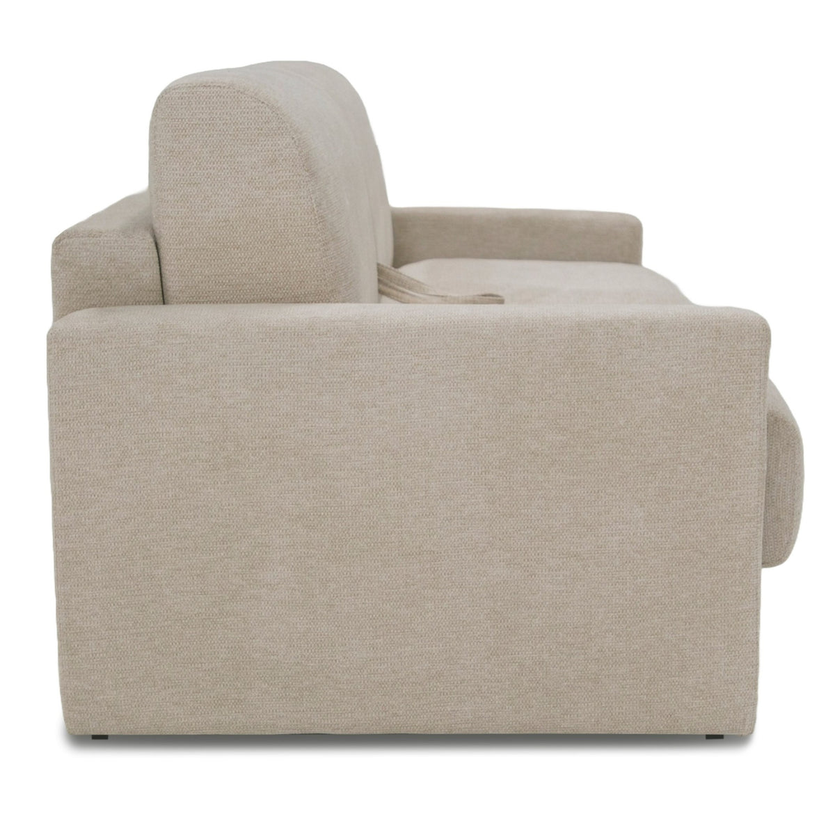Revers Italian Modern Sand Fabric 55" Sofa bed