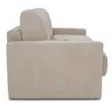Revers Italian Modern Sand Fabric 63" Sofa Bed