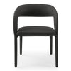 Faerron Modern Black Leatherette Dining Chair