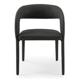 Faerron Modern Black Leatherette Dining Chair