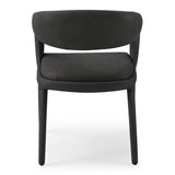 Faerron Modern Black Leatherette Dining Chair