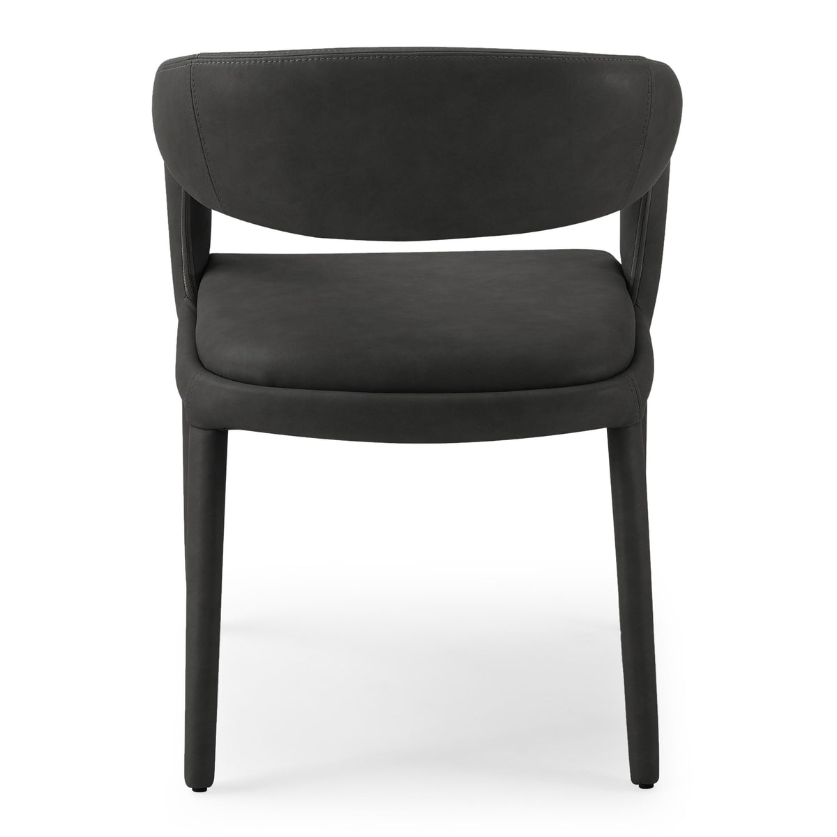 Faerron Modern Black Leatherette Dining Chair