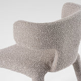 Saehee Modern Light Grey Fabric Dining Chair