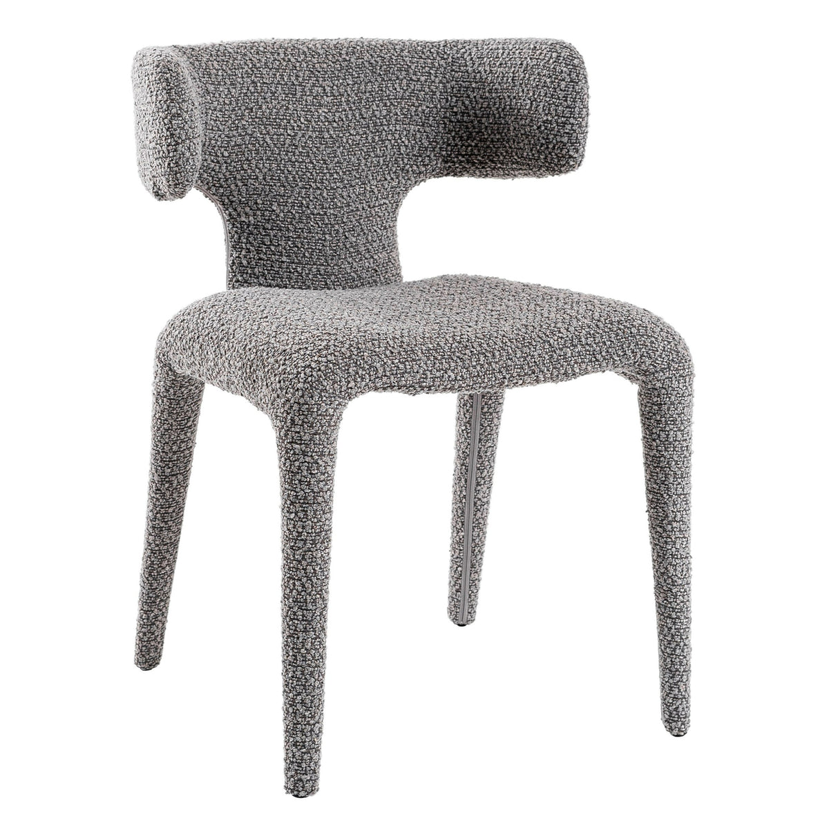 Saehee Modern Grey Fabric Dining Chair