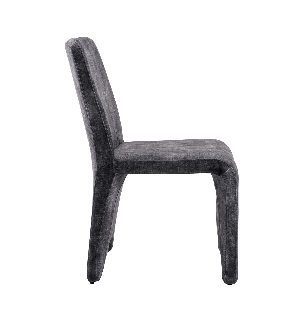 Ditka Modern Grey Velvet Dining Chair (Set of 2)