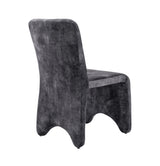 Ditka Modern Grey Velvet Dining Chair (Set of 2)