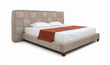 McKamey Modern Beige Fabric Bed