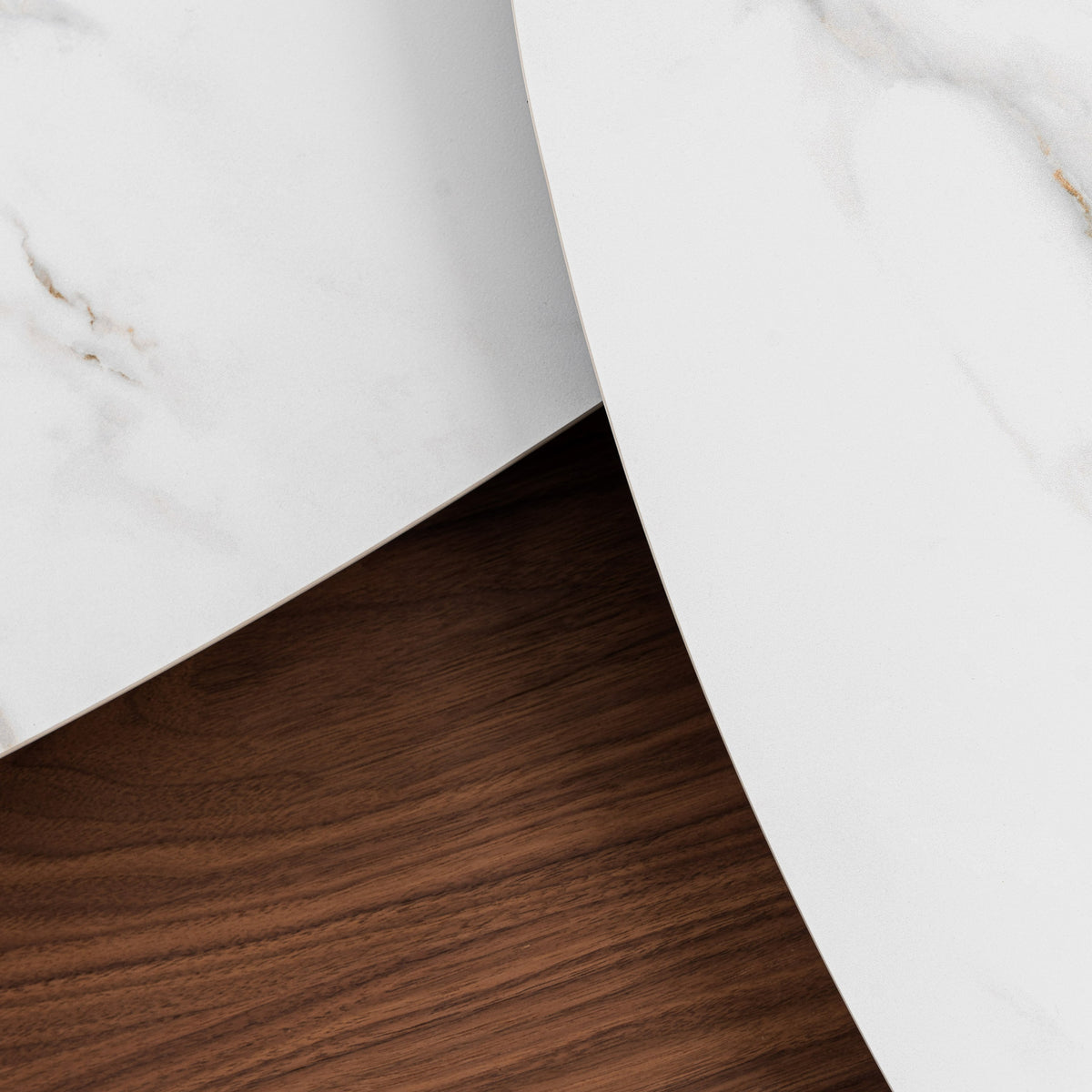 Robson Modern Ceramic + Walnut Coffee Table