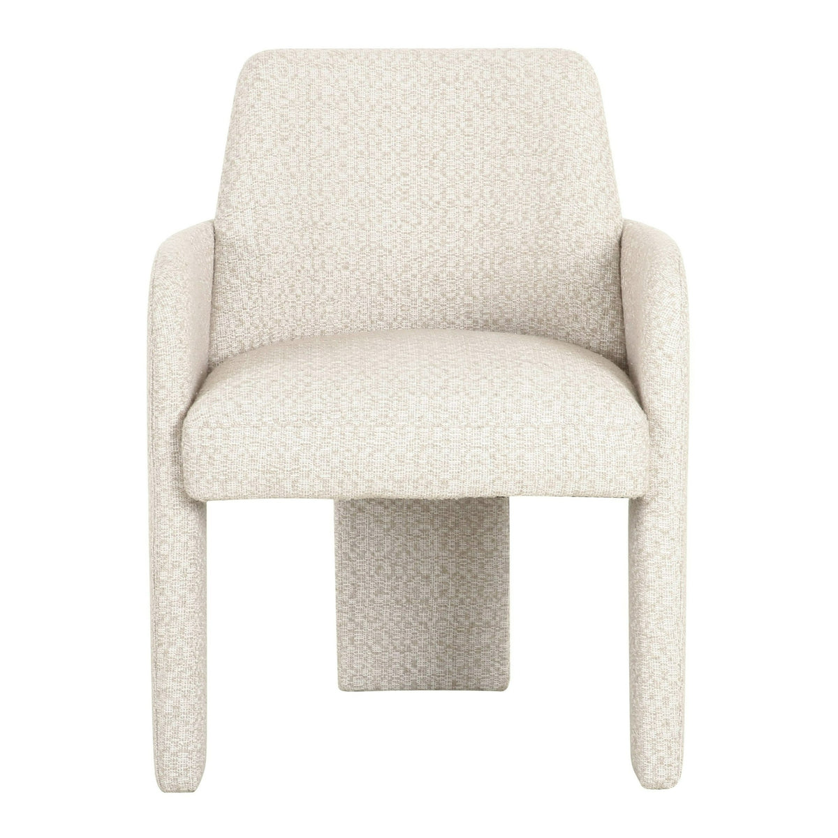 Cando Modern Beige Fabric Dining Chair