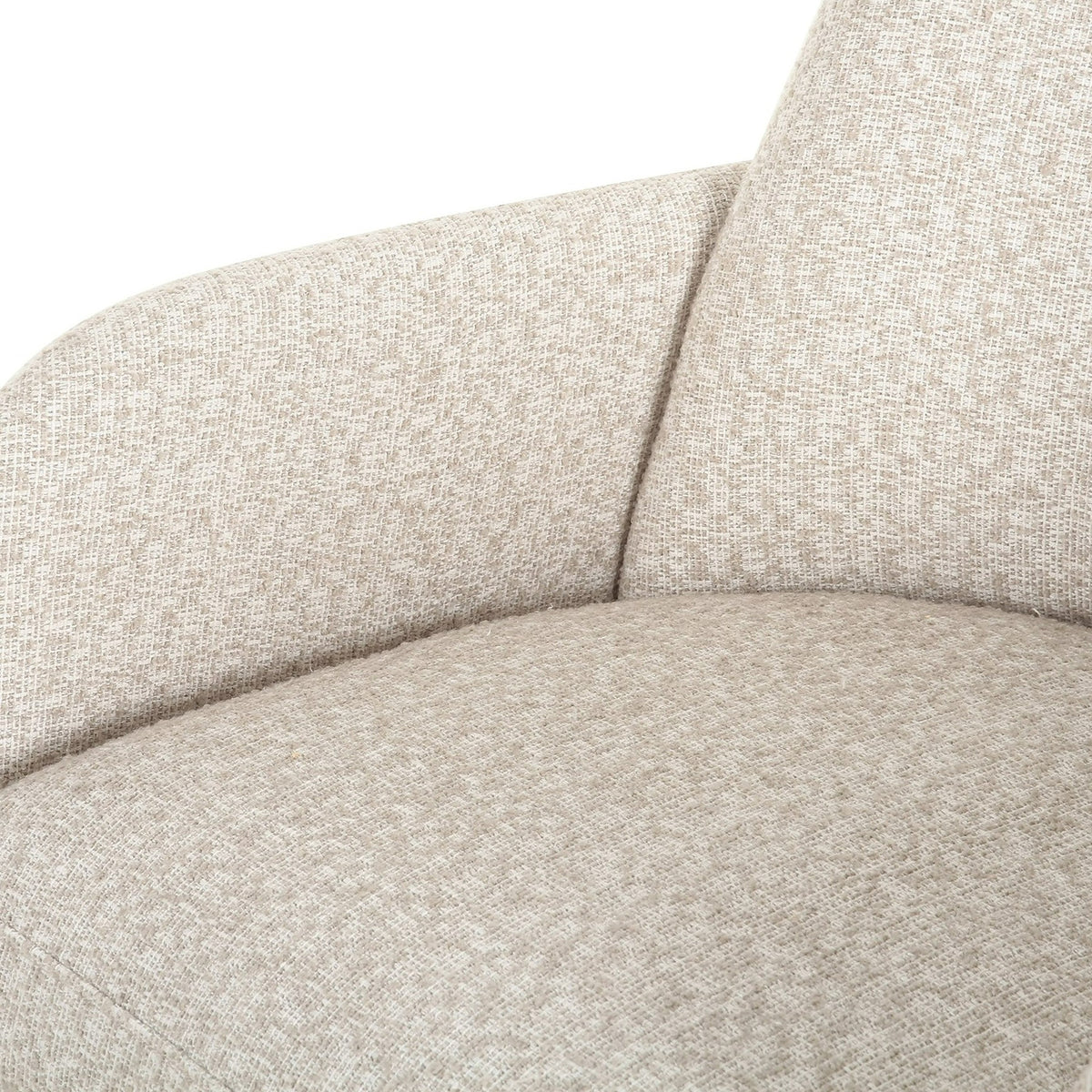 Cando Modern Beige Fabric Dining Chair