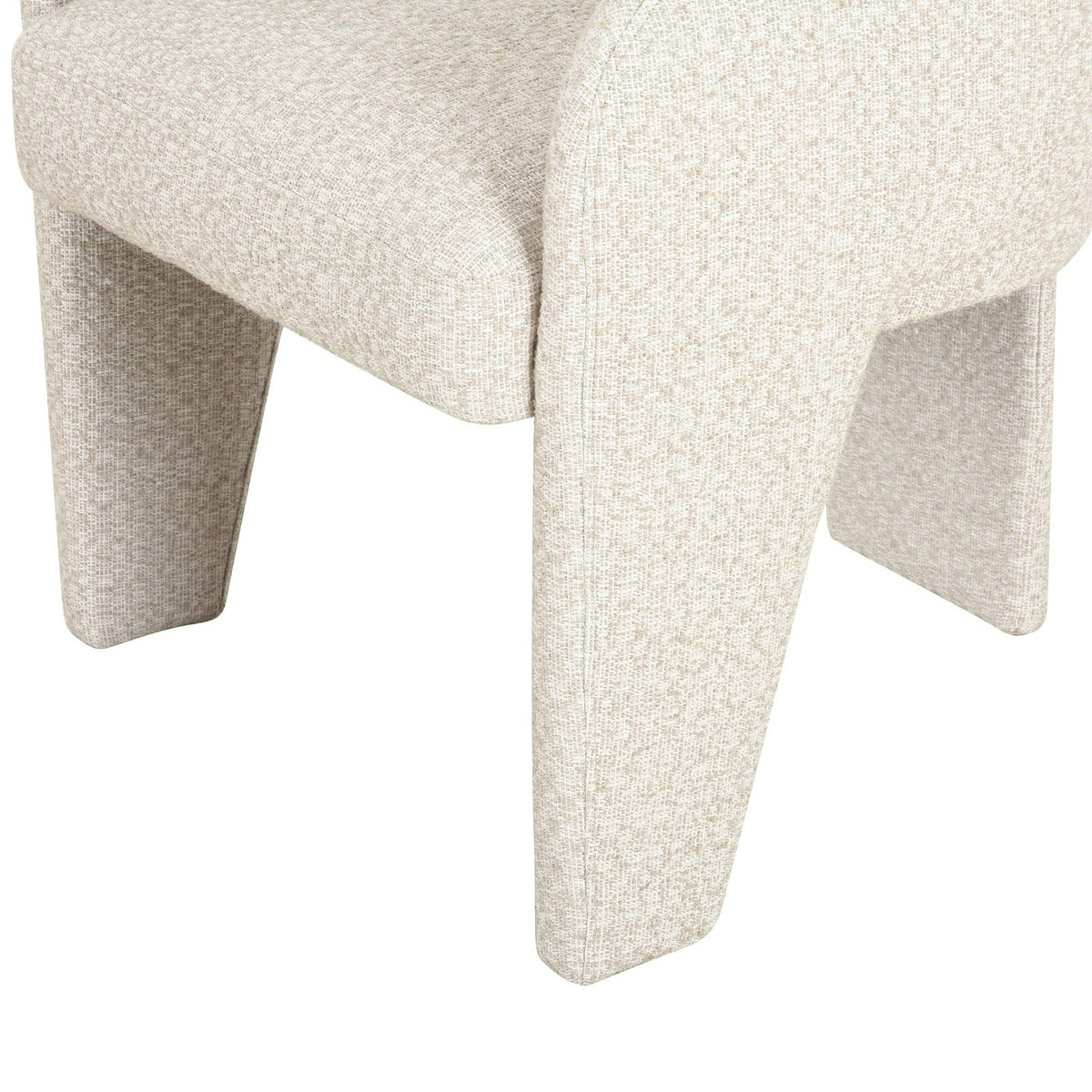 Cando Modern Beige Fabric Dining Chair