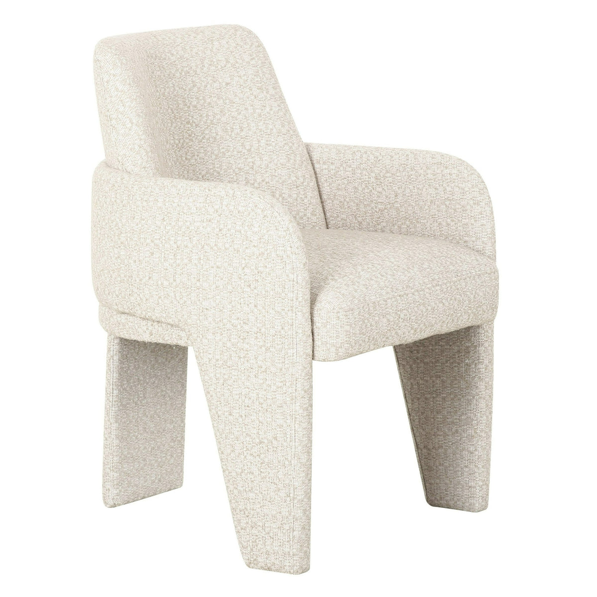 Cando Modern Beige Fabric Dining Chair