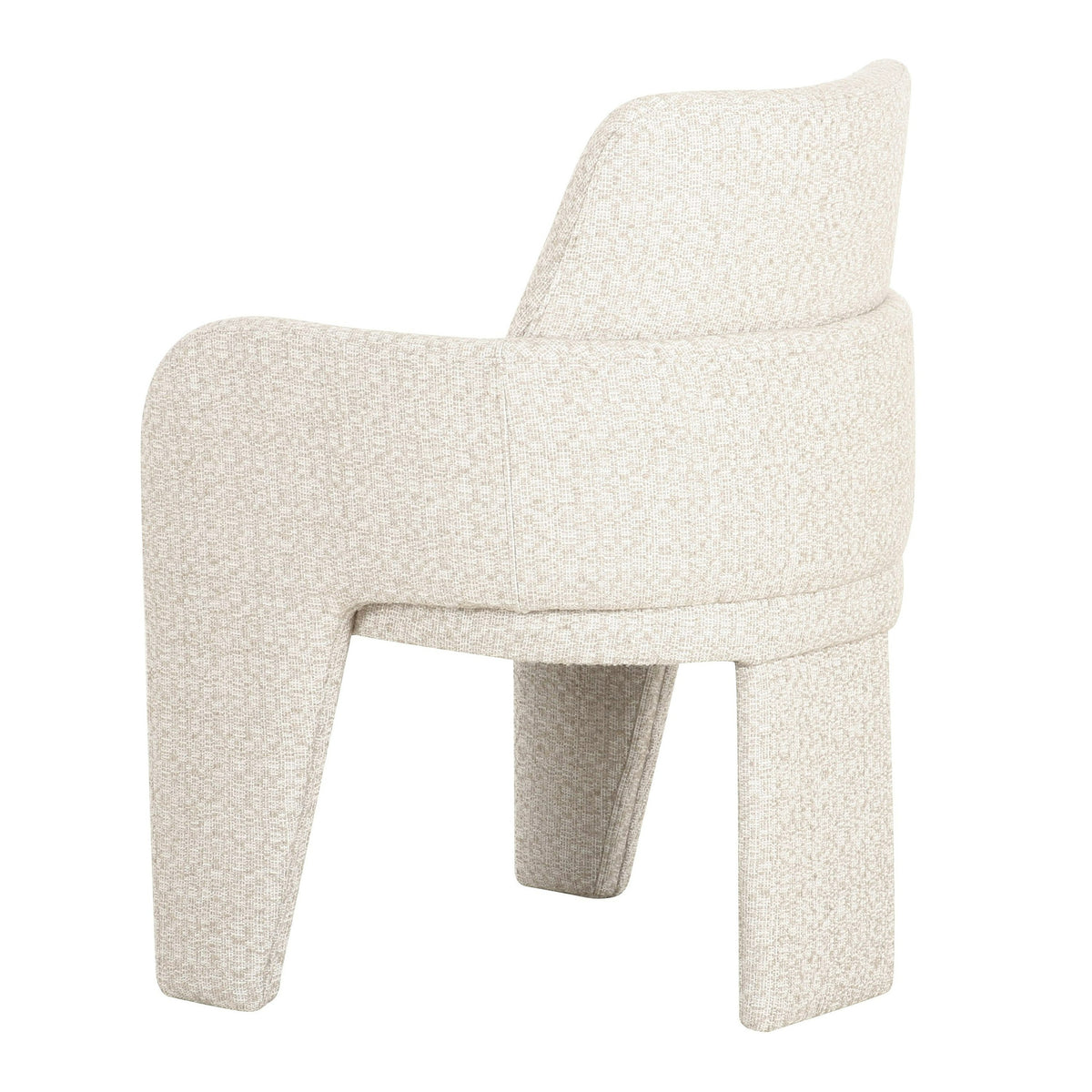 Cando Modern Beige Fabric Dining Chair
