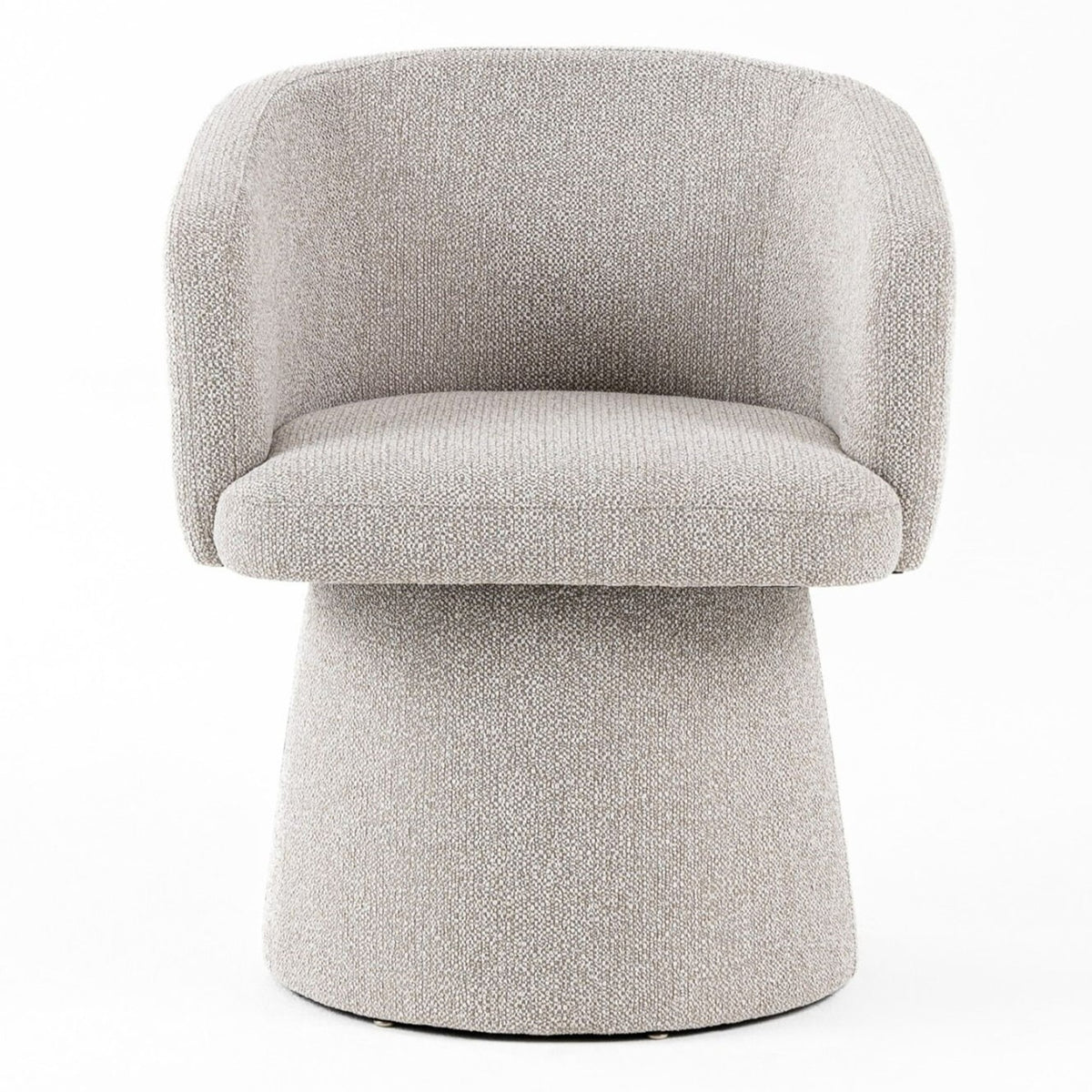 Linton Modern Light Grey Fabric Dining Chair