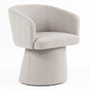 Linton Modern Light Grey Fabric Dining Chair