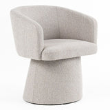 Linton Modern Light Grey Fabric Dining Chair