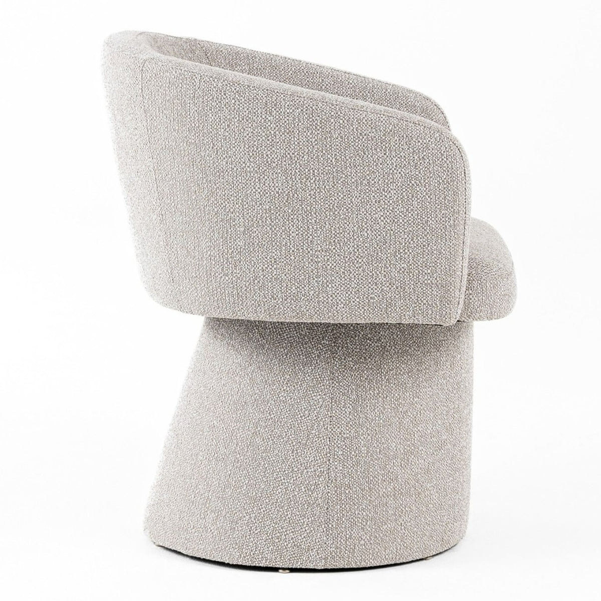 Linton Modern Light Grey Fabric Dining Chair