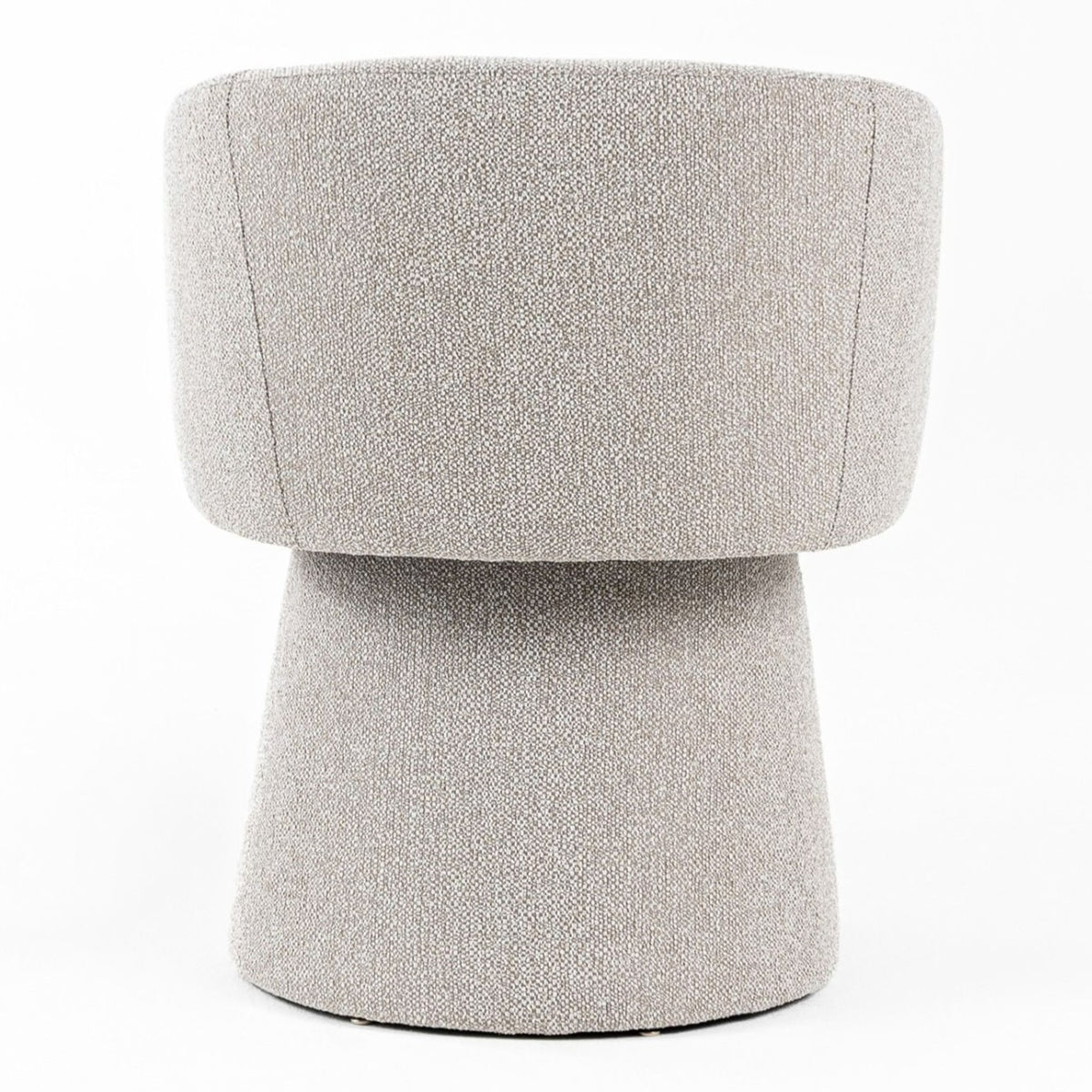 Linton Modern Light Grey Fabric Dining Chair