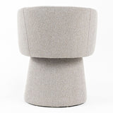 Linton Modern Light Grey Fabric Dining Chair