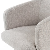 Linton Modern Light Grey Fabric Dining Chair