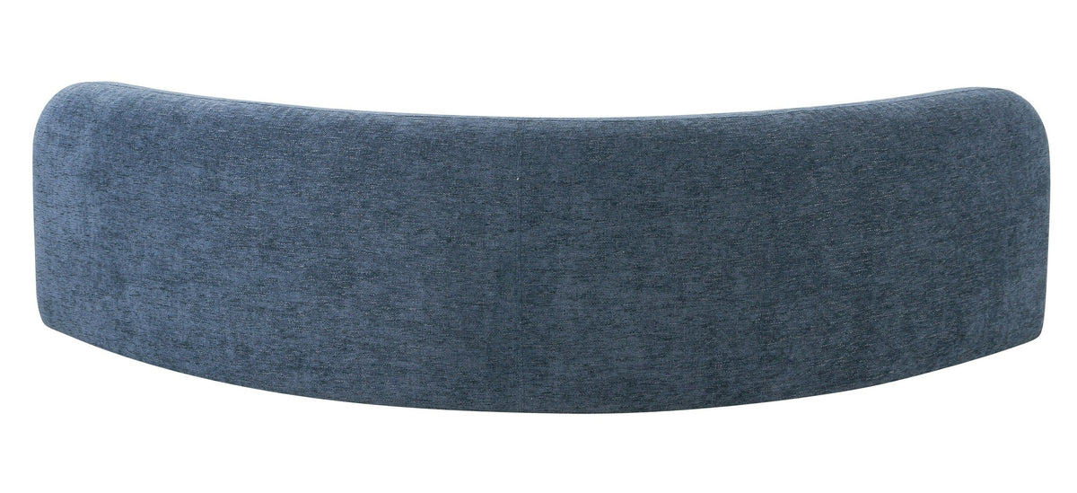 Forman Modern Blue Fabric Modular Corner Sectional Seat