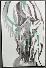VIG23035 39 X 59 Black Framed Painting