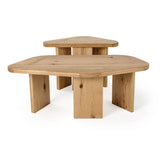 Jack Modern Natural Wood Coffee Table Set