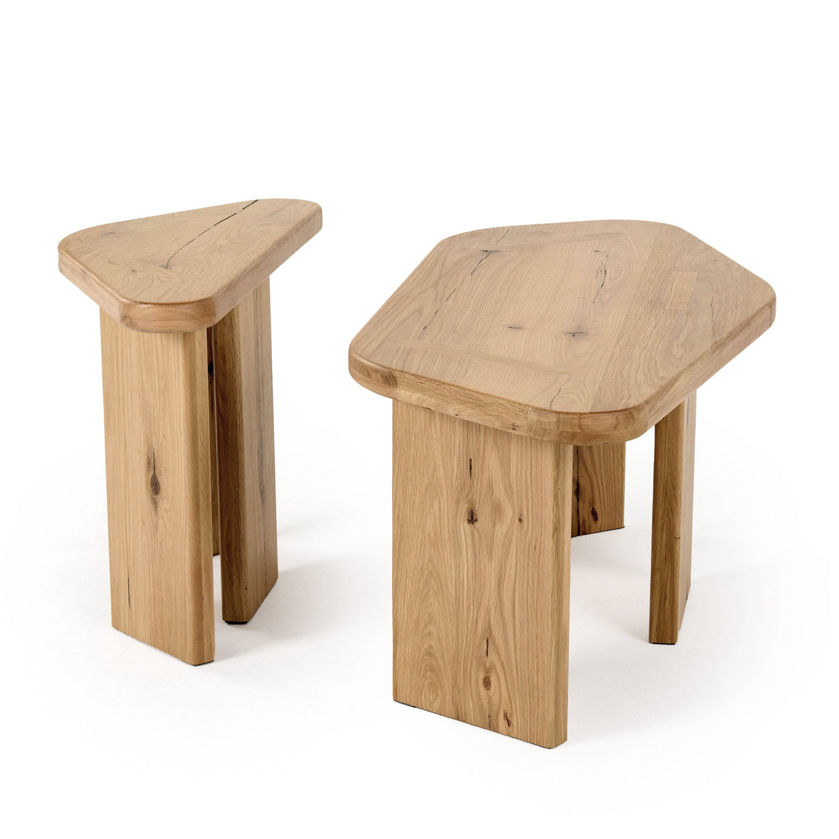 Jack Modern Natural Wood Coffee Table Set