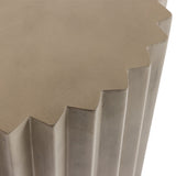 Evadale Modern Grey Concrete End Table