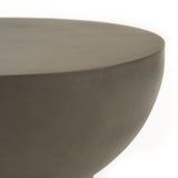 Fate Modern Grey Concrete End Table