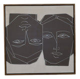 Siamese Modern 47" x 47" Painting