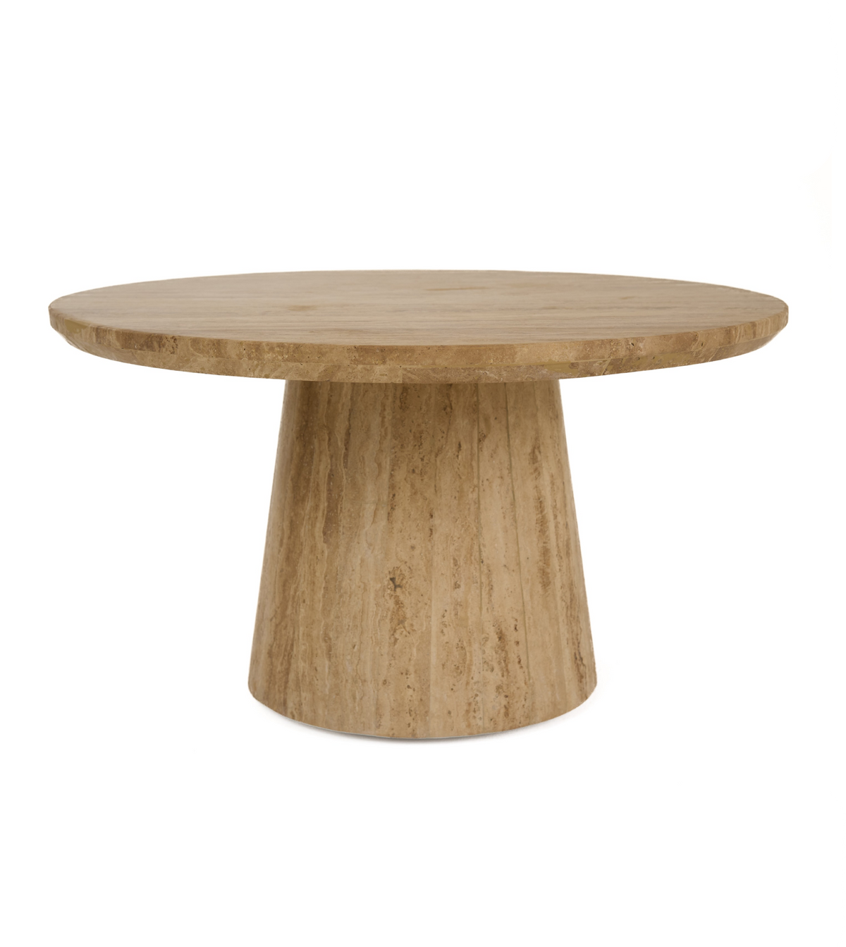 Velma Modern Travertine Marble Coffee Table