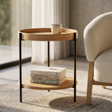 Savoy Modern Natural Ash End Table