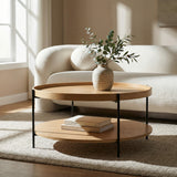 Savoy Modern Natural Ash Large Coffee Table
