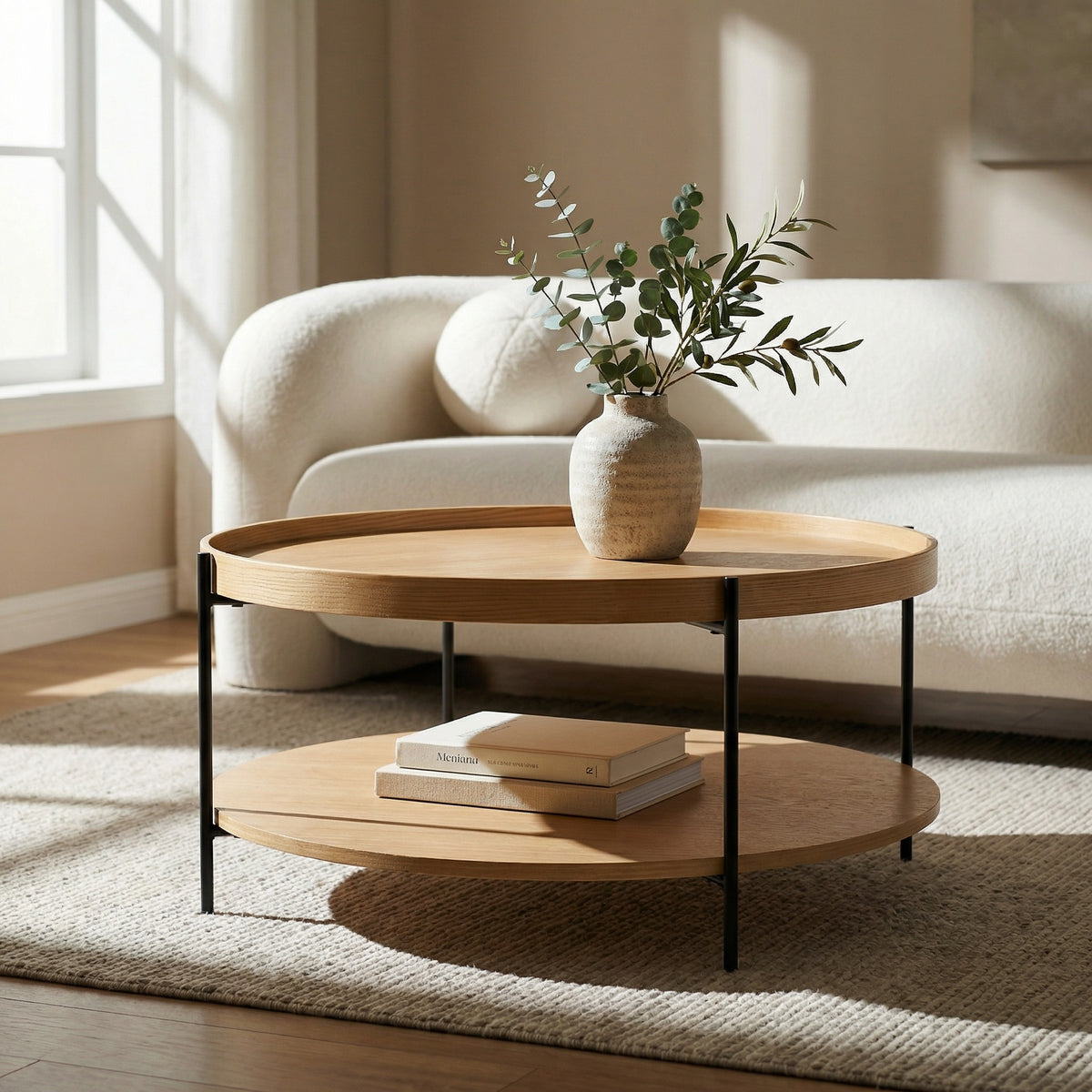 Savoy Modern Natural Ash Medium Coffee Table