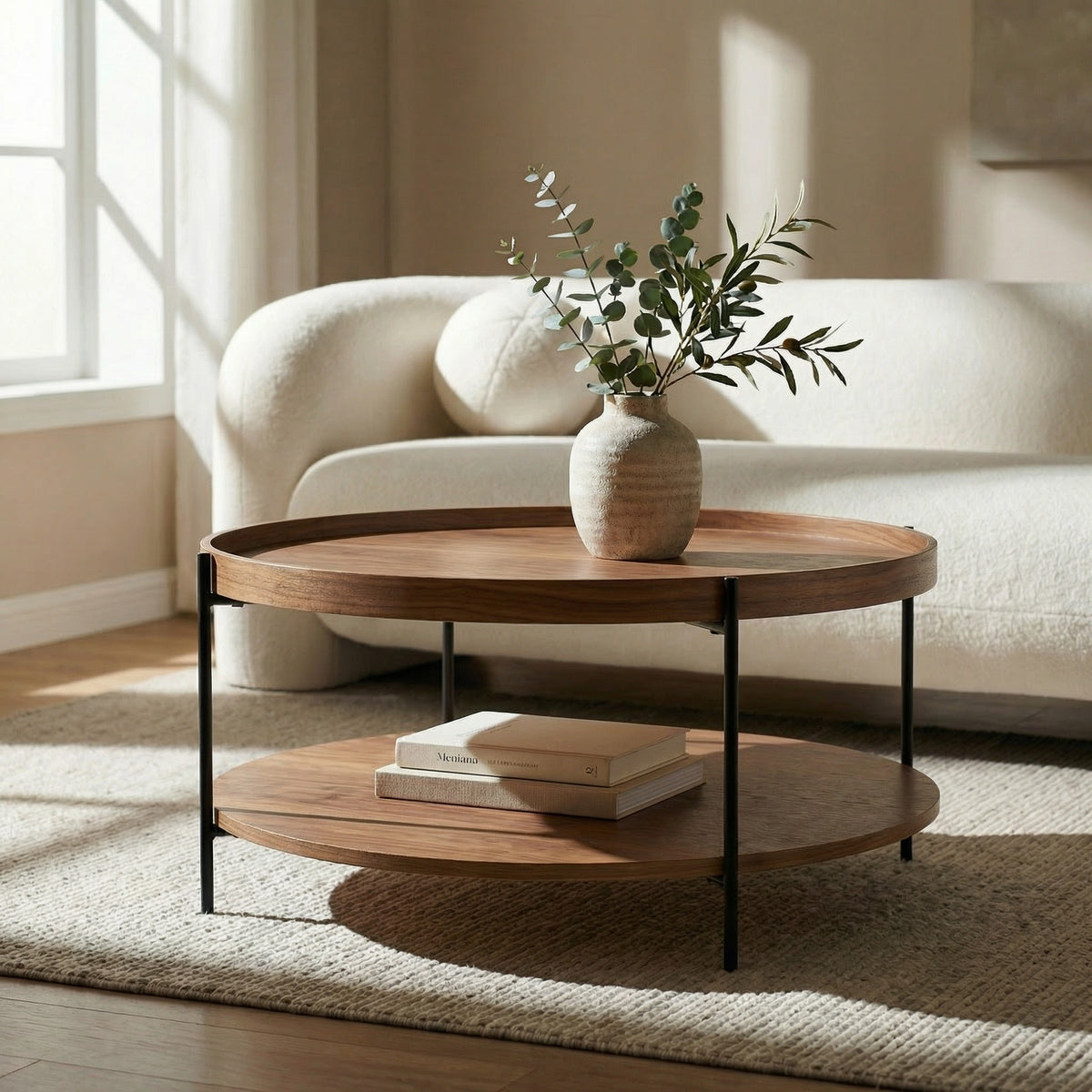 Savoy Modern Walnut Medium Coffee Table