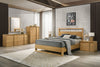 Queen Berlin Modern Natural Oak Bedroom Set