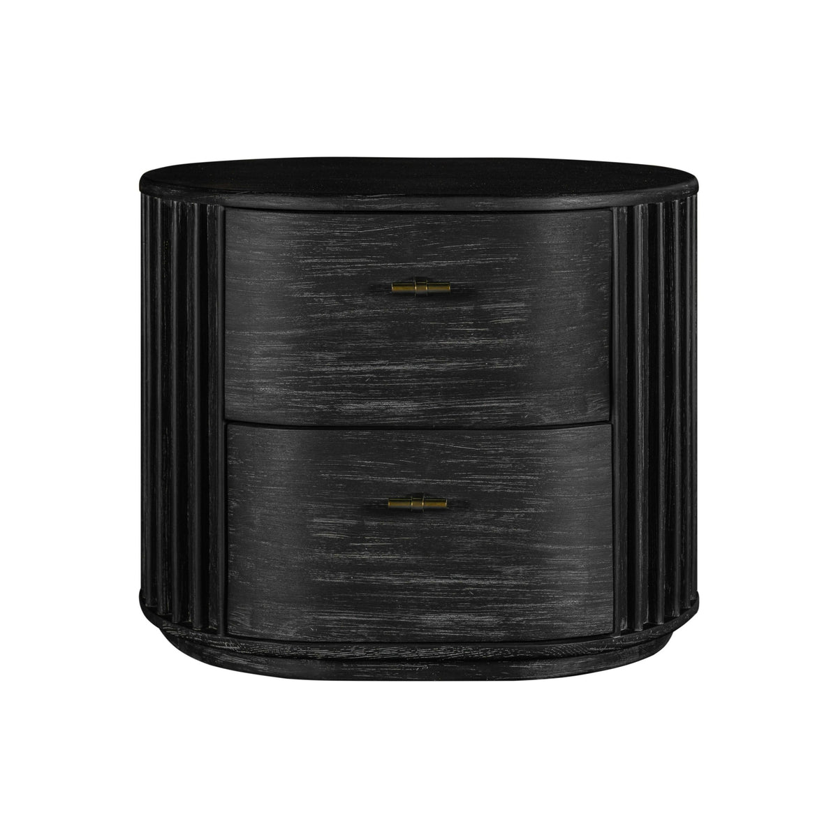 Fields Modern Black Acacia Bedroom Set