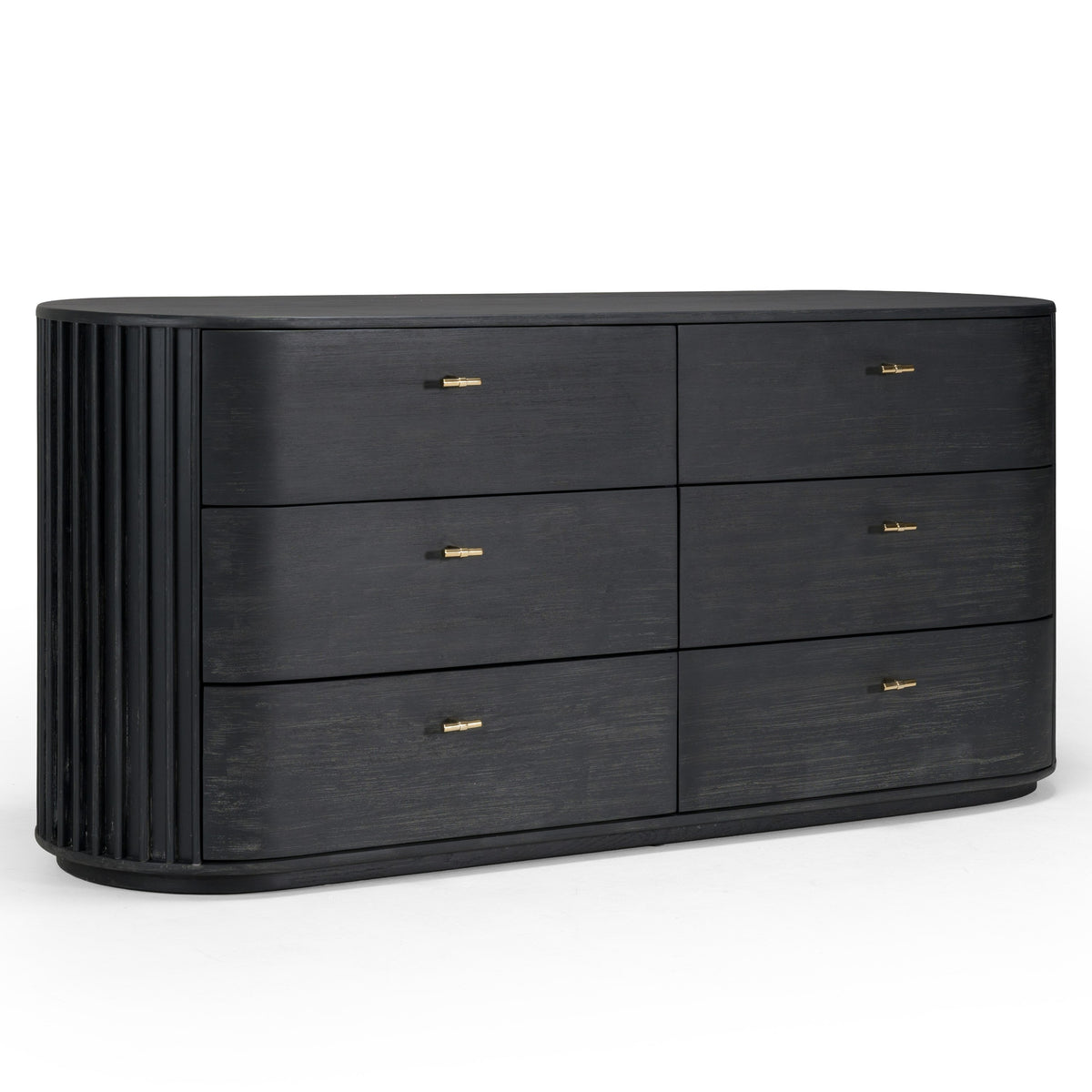 Fields Modern Black Acacia Dresser