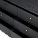 Fields Modern Black Acacia Dresser