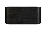 Fields Modern Black Acacia Bedroom Set