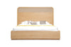 Queen Gavin Modern Natural Ash + Rattan Bed