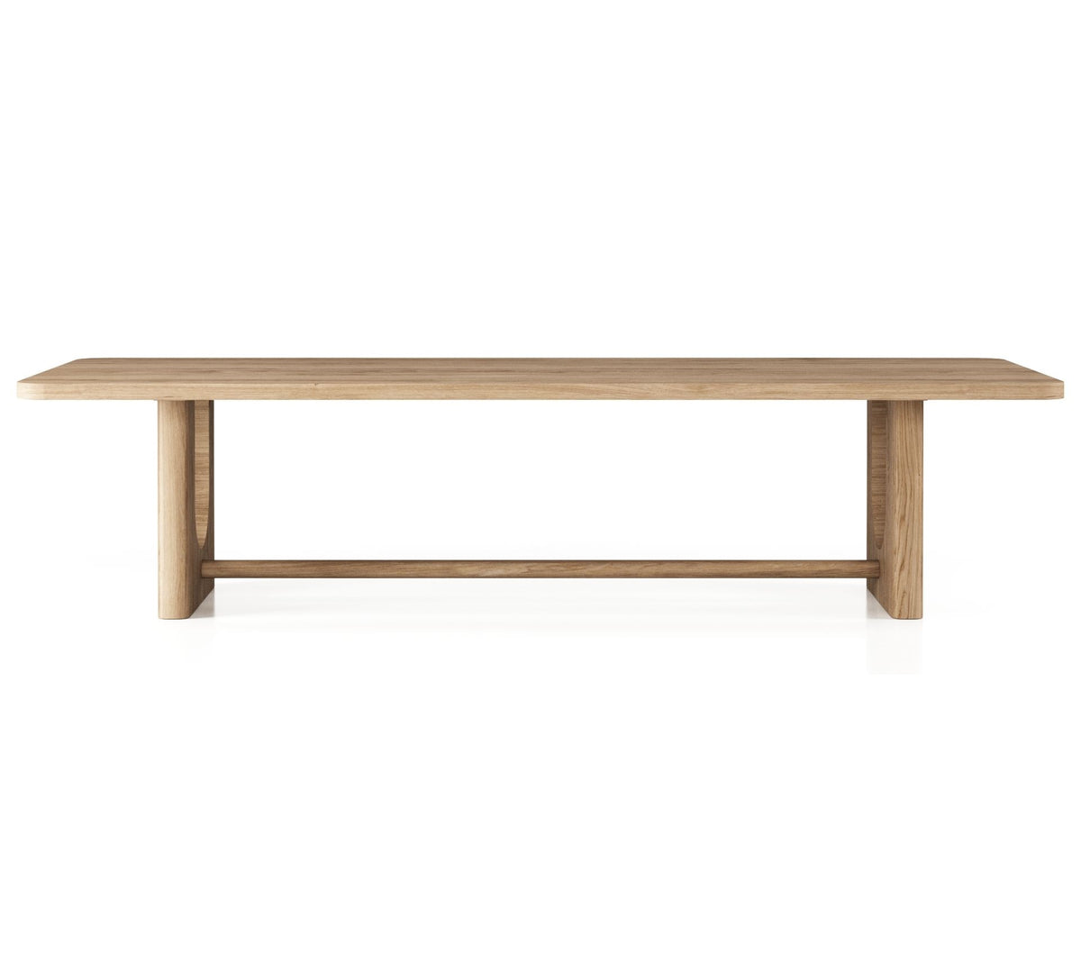 Walz Modern Natural Oak Rectangular Dining Table