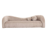 Calico Contemporary Beige Weave Fabric 4-Seat Sofa
